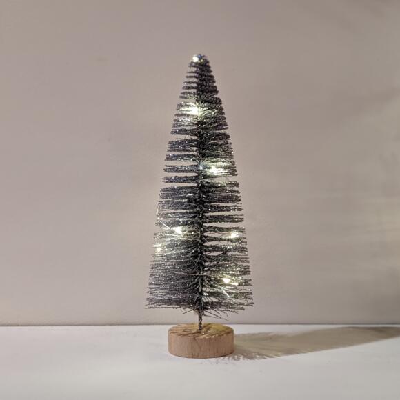 Árbol de Navidad lumineux Lidy 30 cm Plata 2