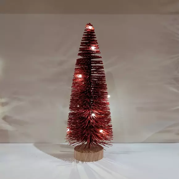 Árbol de Navidad lumineux Lidy 30 cm Rojo 2
