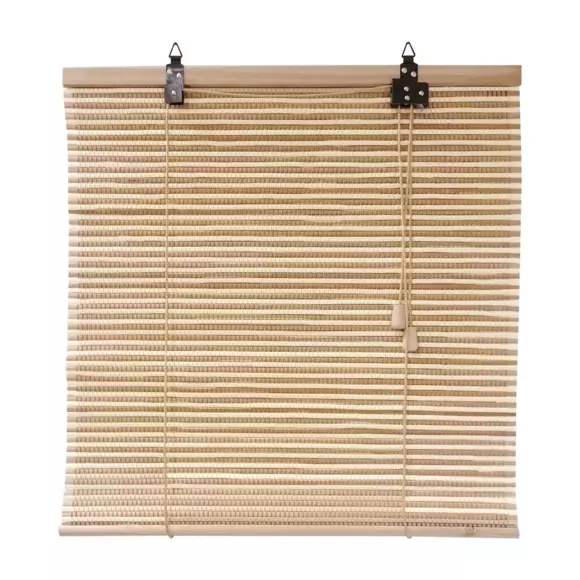 Store enrouleur à baguettes (60 x 180 cm) Bambou Beige 2