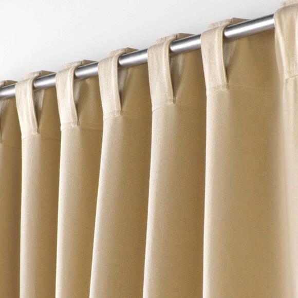 Cortina  semi-opaca algodón reciclable (140 x 240 cm) Mistraline Beige 3