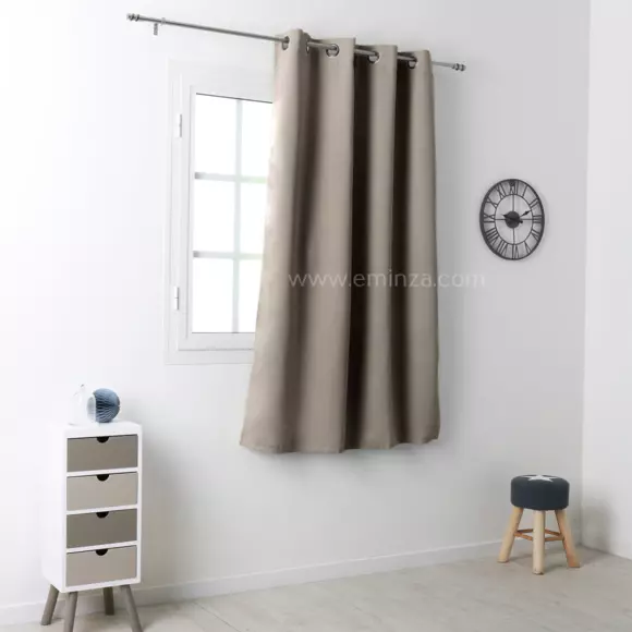 Rideau occultant (135 x H180 cm) Notte Lin 3