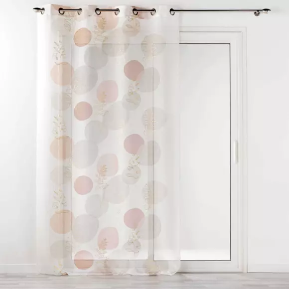 Vitrage (140 x 240 cm) Odeline Roze 2