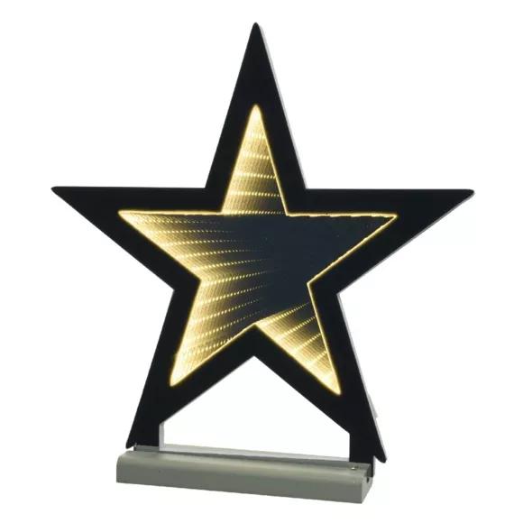 Étoile lumineuse à piles Infinity petit modèle Blanc chaud 37 LED 4