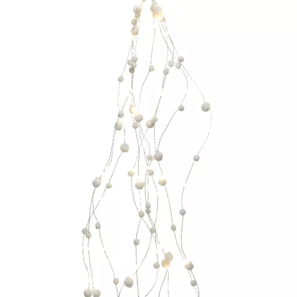 Guirlande lumineuse grappe boules Blanc chaud 100 LED 2