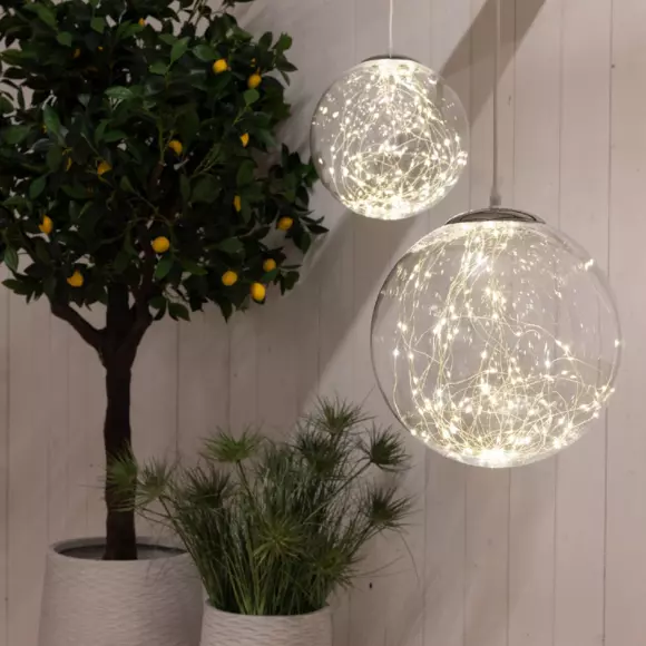 Suspension lumineuse argent Noa Argent 140 LED 3