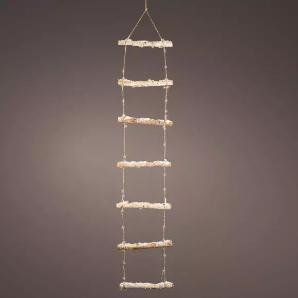 Houten ladder Berkenboom (batterij) H150 cm  2