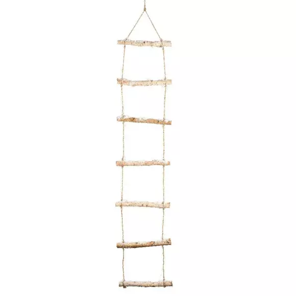 Houten ladder Berkenboom (batterij) H150 cm  3