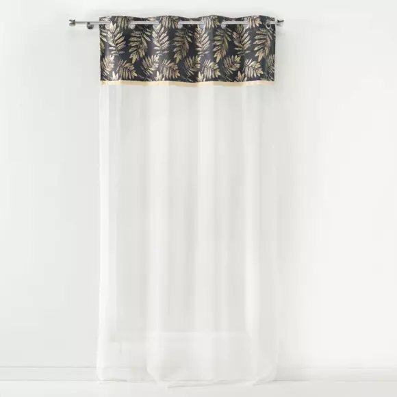 Visillo (140 x 240 cm) Adelor Gris antracita 3