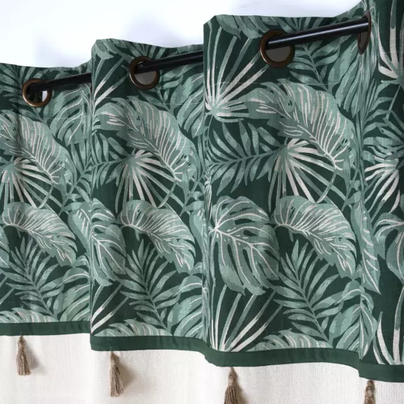 Rideau coton (140 X 260 cm) Vibes Vert 3