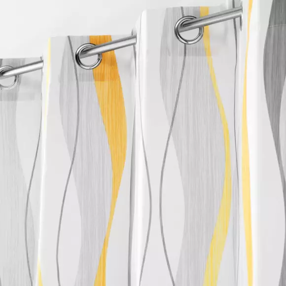 Rideau (140 x 280 cm) Ondulys Blanc 2