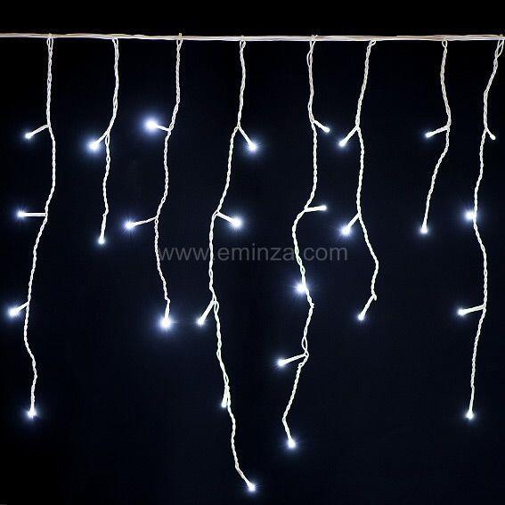 Eisregen-Lichterkette mit Timer L30 m Kaltweiß 900 LEDs Stars XL CB 3