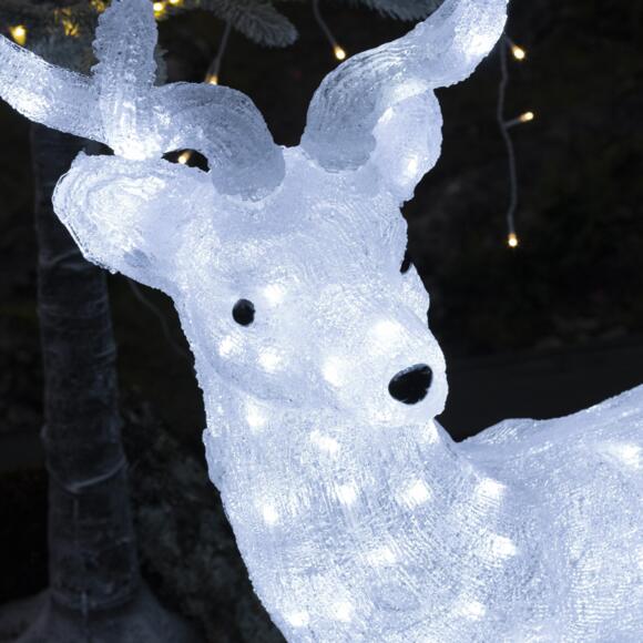 Cerbiatto luminoso Majestueux Bianco freddo 200 LED 2