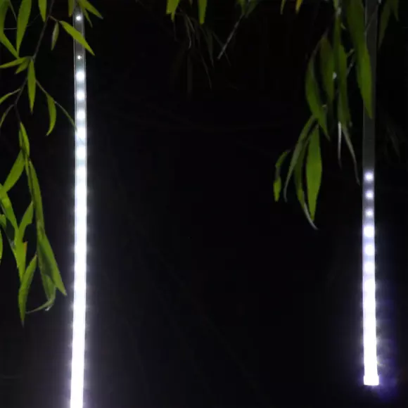 Stalactite lumineuse L6 m Glaçons défilement Blanc froid 210 LED 2