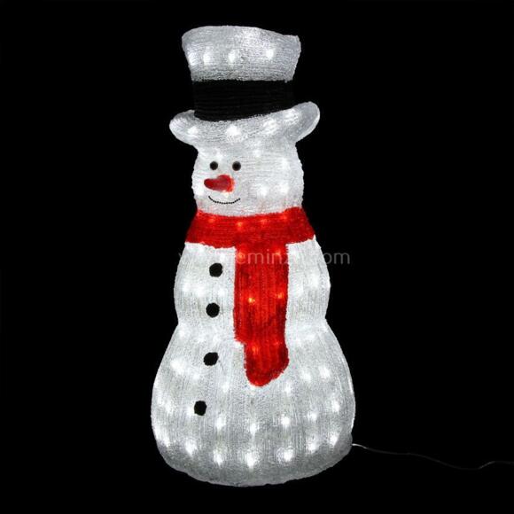 Pupazzo di neve luminoso Igor Bianco freddo 160 LED 3