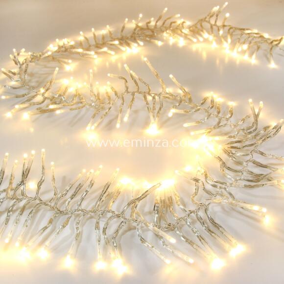 Luces de Navidad Boa 11 m Blanco cálido 1512 LED 2