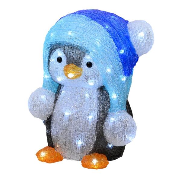 Pingouin lumineux Fripon Blanc froid 60 LED