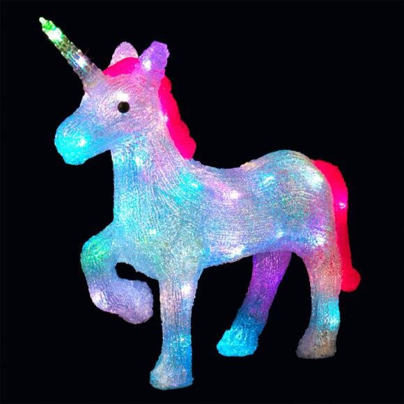 Unicorno luminoso Chiara Multicolore 40 LED 2