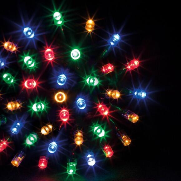 Guirlande lumineuse Timer 10 m Multicolore 100 LED CV 3
