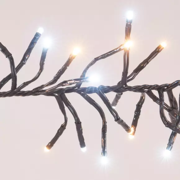 Guirlande lumineuse Boa 21,80 m Bicolore 3000 LED Blanc chaud et blanc froid CN 2