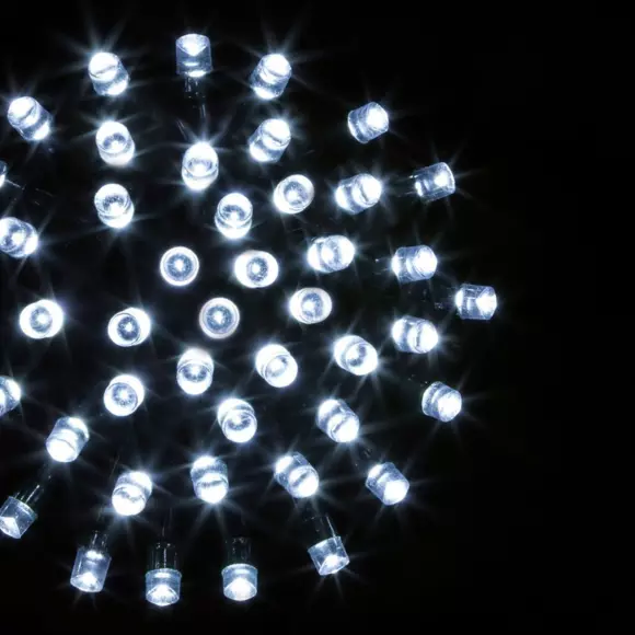 Guirnalda luminosa Timer 50 m Blanco frío 500 LED CV 3