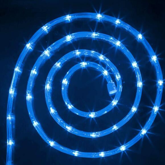 Verlichte slang 18 m blauw 324 LED 2