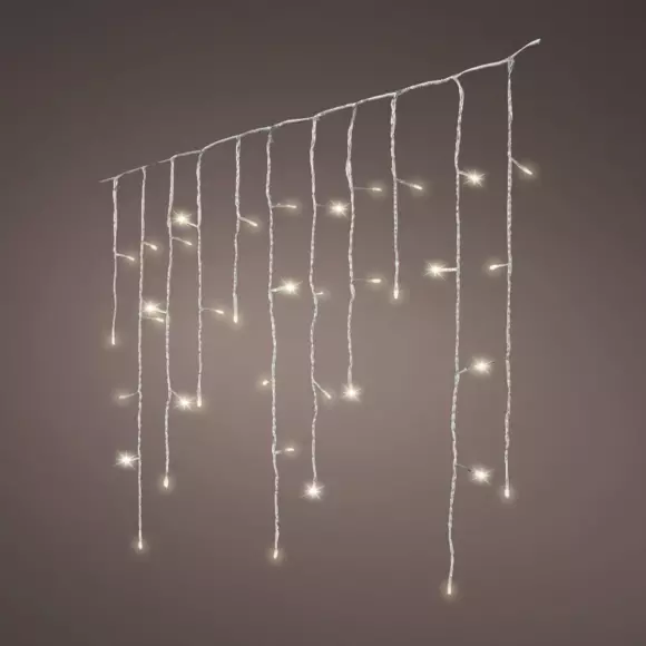 Estalactitas de luces 17,80 m Estrellas Blanco cálido 720 LED CT 7