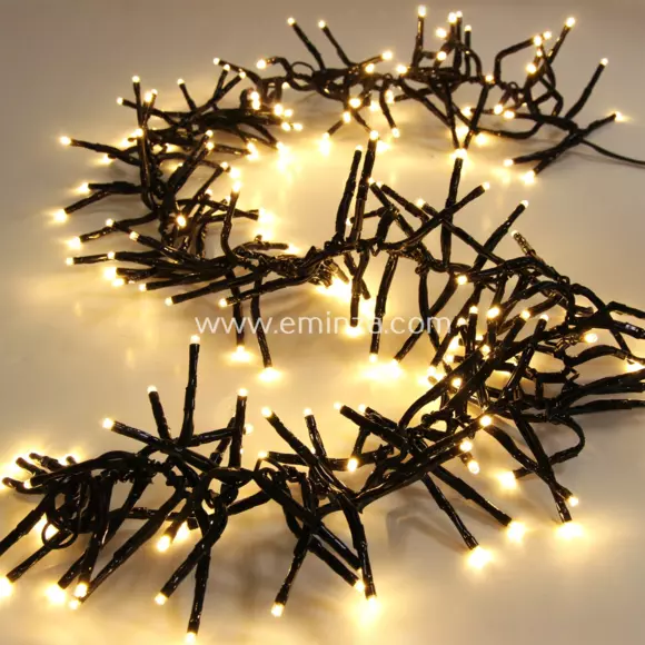 Luces de Navidad Boa 11 m Blanco cálido 1512 LED 2