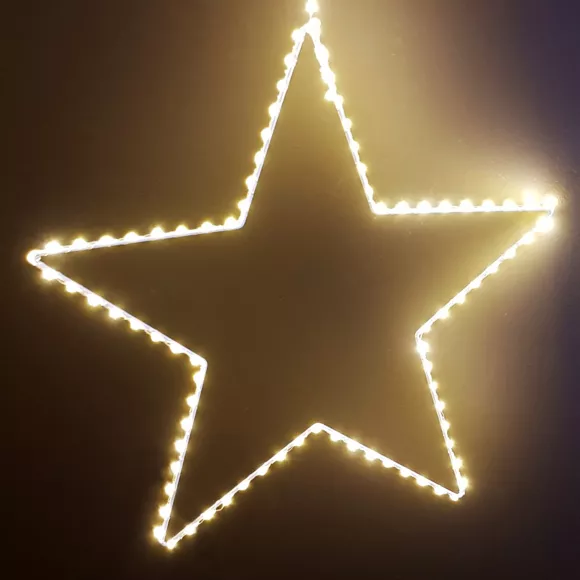 Verlichte ster Kais groot model Warm wit 175 LED 2