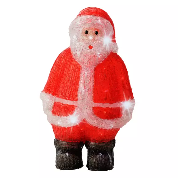 Père Noël lumineux solaire Ulysse Blanc froid 50 LED 3