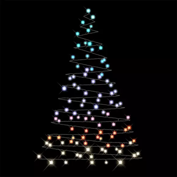 Luces de Navidad con mando a distancia Dancing lights CV 19,90 m Multicolor 200 LED 2