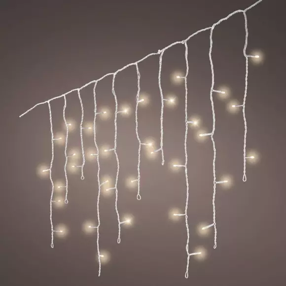 Estalactitas de luces Stars 7,50 m Blanco cálido 175 LED CB 3