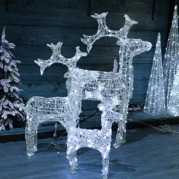 Renne lumineux Pilou Blanc froid 50 LED 2