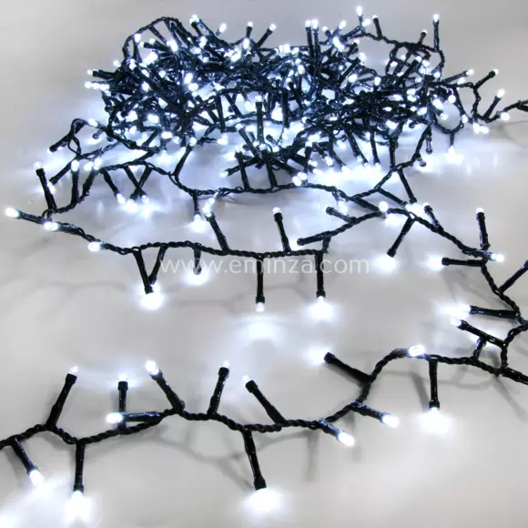 Luces de Navidad Lujo 8 m Blanco frío 400 LED 2