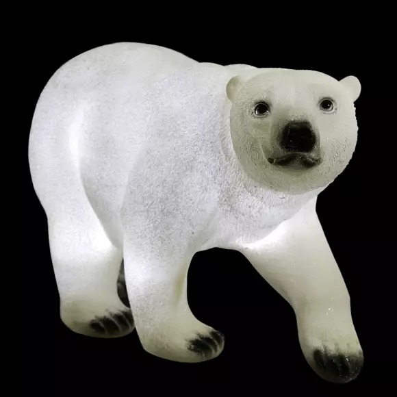 Oso luminoso Valentin Blanco frío 8 LED 2