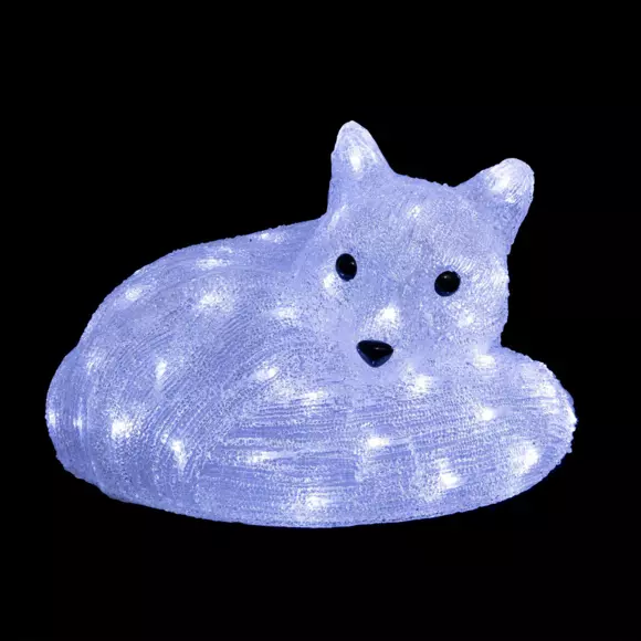 Renard lumineux Floupy Blanc froid 60 LED 2
