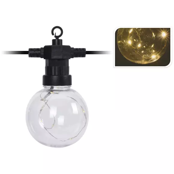 Gloeilampen lichtsnoer Warm wit 80 LED 2