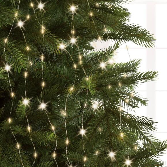Kerstboomgordijn Flashing light Micro led H2,10 m Warm wit 672 LED 2
