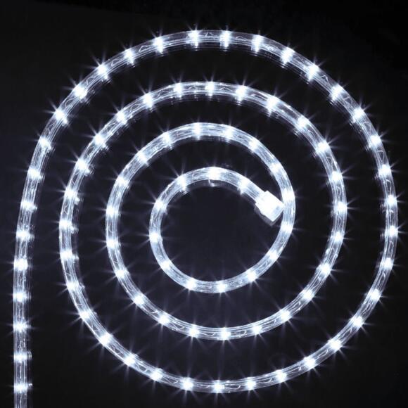 Verlichte slang 6 m Koud wit 108 LED 2