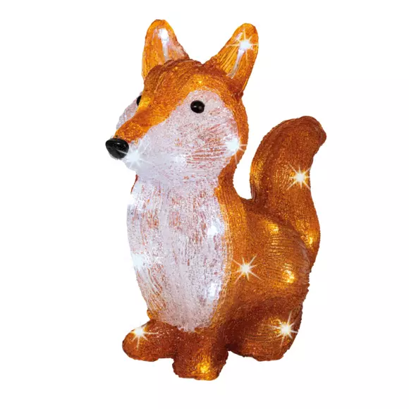 Renard lumineux à piles Martin Blanc froid 30 LED 3