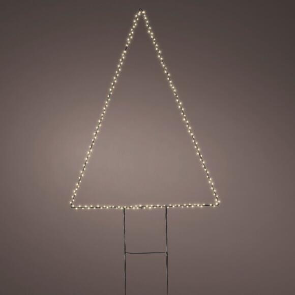 Pirámide luminosa Crystal Blanco cálido 180 LED