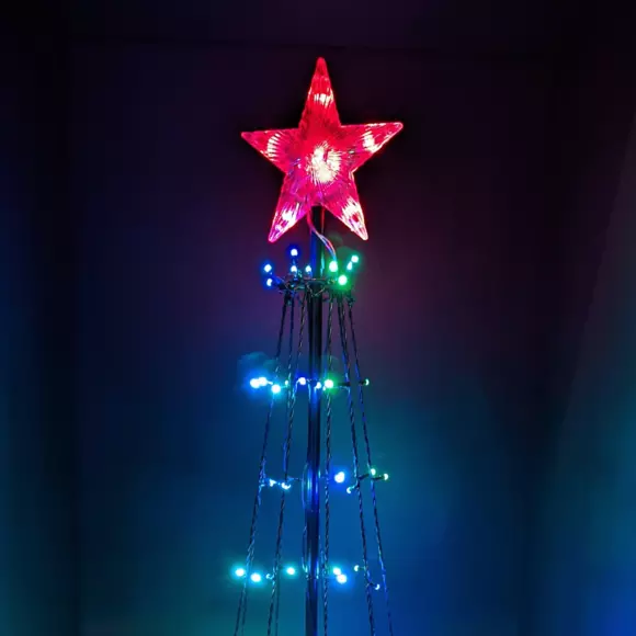 Cono luminoso luces bailarinas Multicolor 100 Micro LED 3