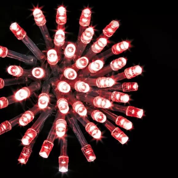 Guirnalda luminosa Timer 20 m Rojo 200 LED CT 2