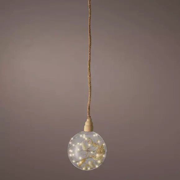 Suspension lumineuse à piles Gypsophila Blanc chaud 30 LED 2