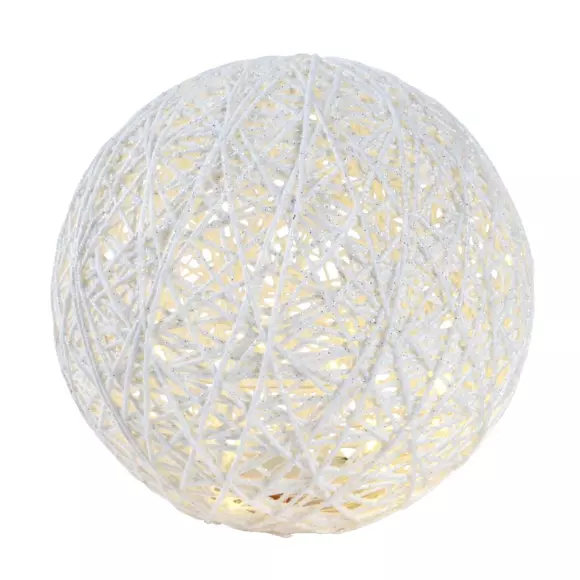 Boule de neige à piles lumineux Blanc chaud 30 LED 2