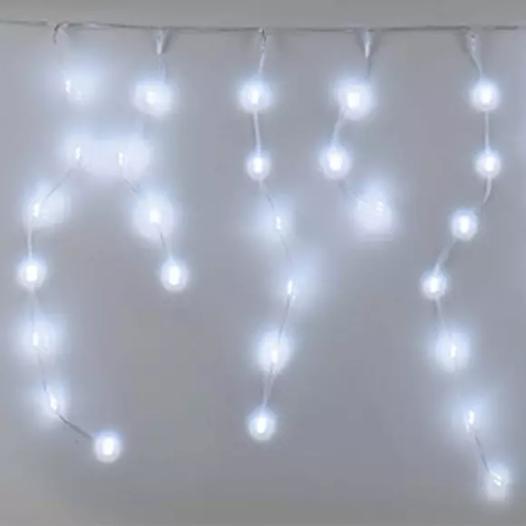 Stalactite lumineuse L12,70 m Icicle Blanc froid 640 LED CT 2