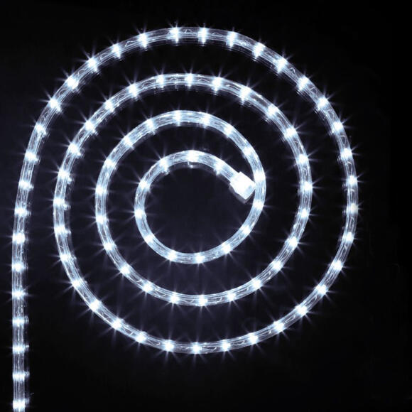 Verlichte slang 10 m Koud wit 180 LED 2