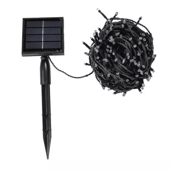Luces de Navidad Solar  40 m Blanco cálido 400 LED 2