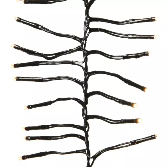 Cascade lumineuse effet scintillant L2 m Blanc très chaud 480 LED CN 2