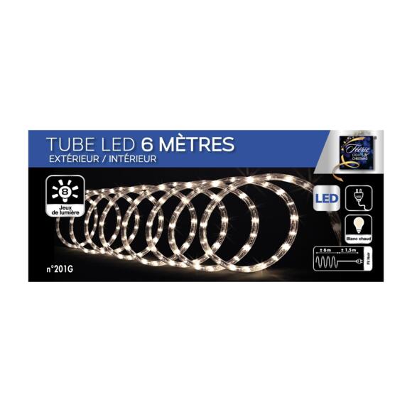 Tube lumineux 6 m Blanc chaud 108 LED 3