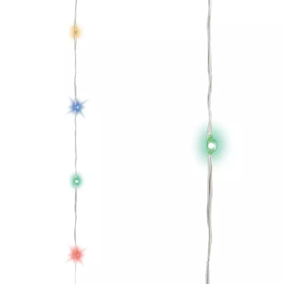 Luces de Navidad Durawise 4,95 m Multicolor 100 Micro LED CA 2